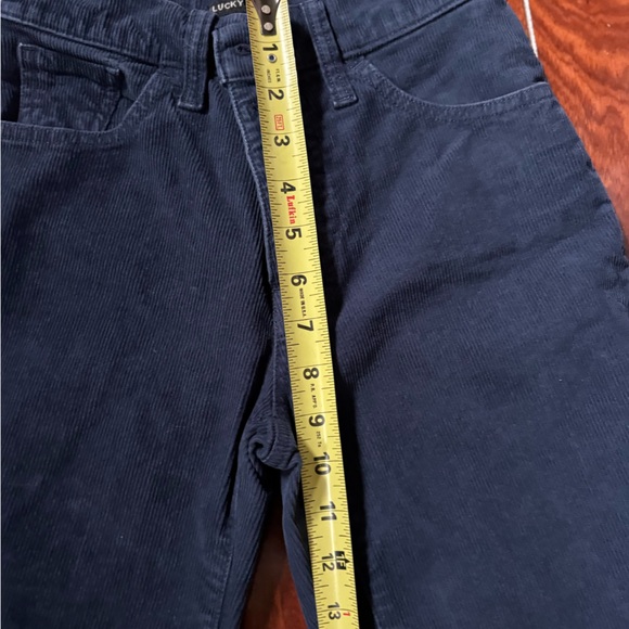 Lucky Brand Dark Blue Corduroy Trousers - Picture 3 of 9